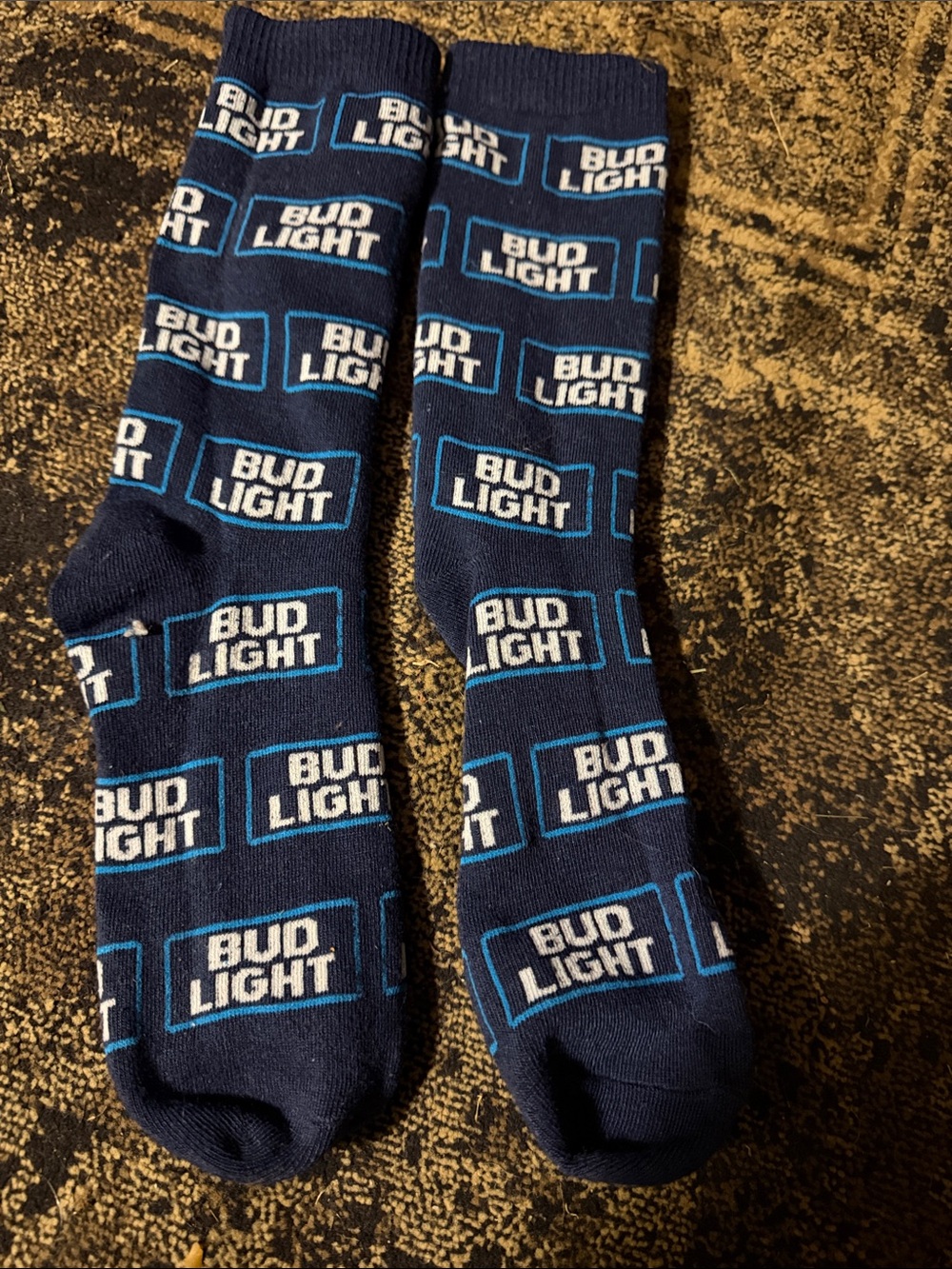 Bud Light 1 pair  of men’s socks. NWOT